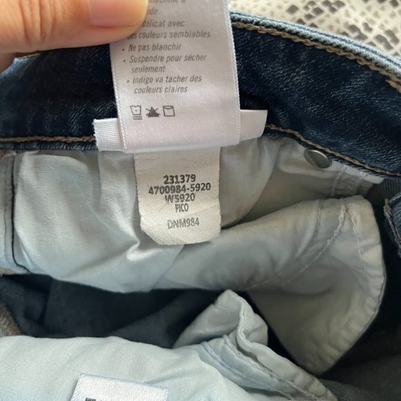 Paige Hoxton Ankle Peg High Rise Skinny Distressed Jeans Ankle Womens Size 30 - Picture 8 of 8